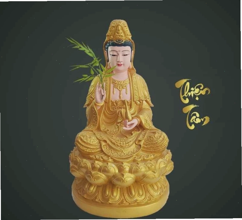 Hình nền Phật Quan Âm 3D với chi tiết tinh xảo