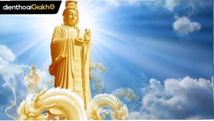Hình nền Phật Quan Âm Bồ Tát 3D với vẻ đẹp thanh tịnh và uy nghiêm
