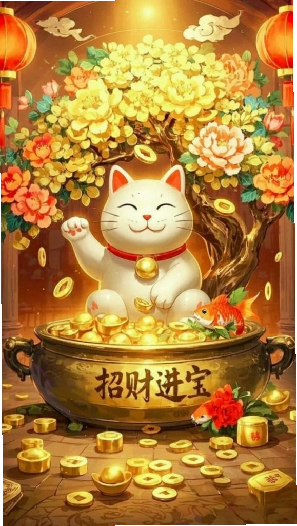 Hình nền phong cảnh thư thái với suối chảy và cây xanh mát mắt
