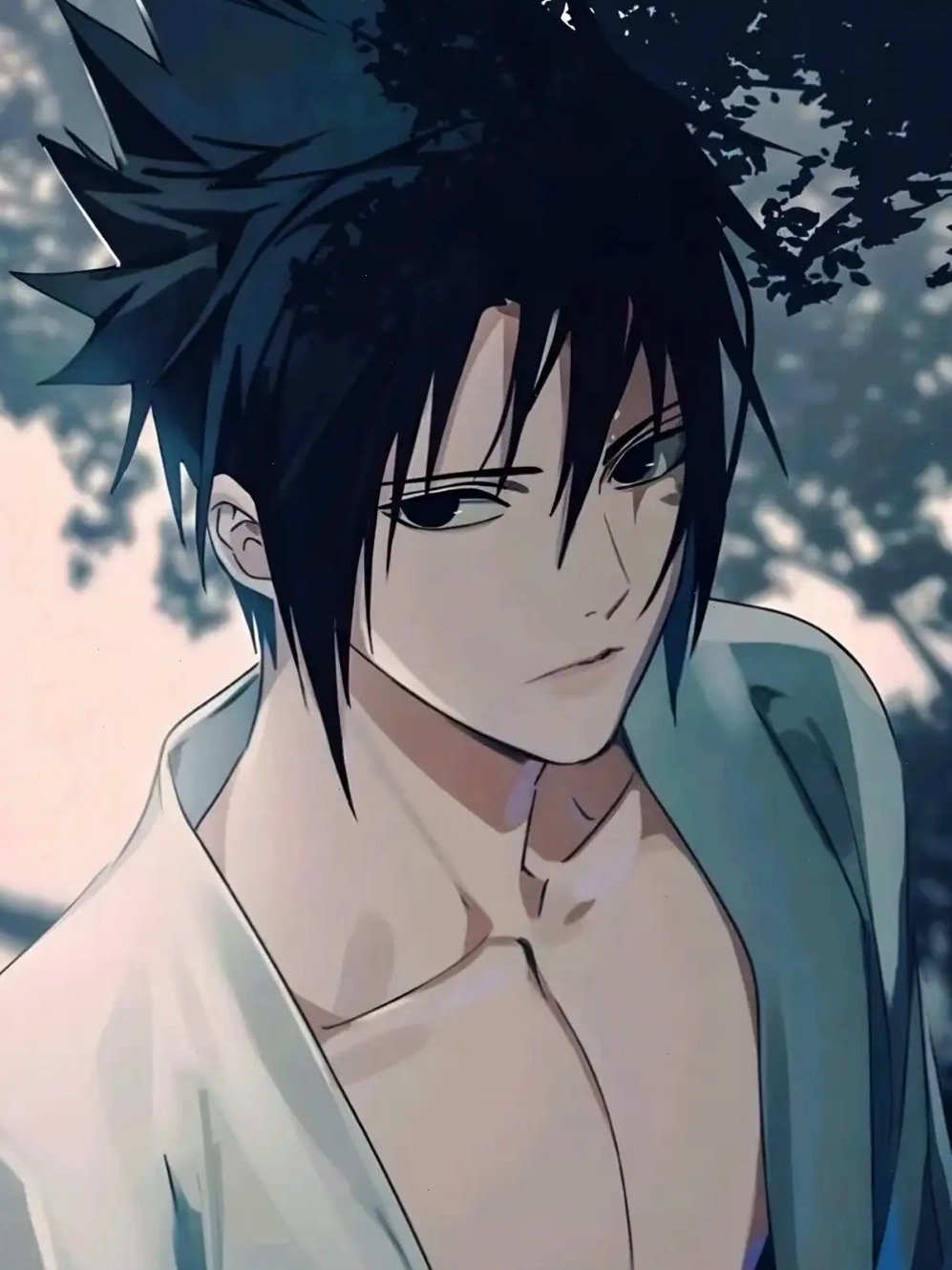 Hình nền Sasuke ngầu với Sharingan rực lửa