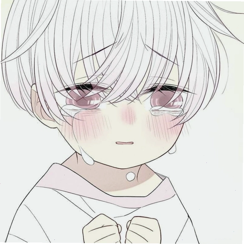 Hình vẽ anime cô gái đang khóc, nét đẹp buồn trong sáng