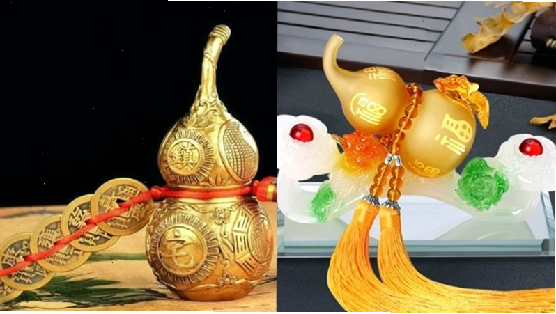 Hồ lô phong thủy bằng đồng nguyên chất
