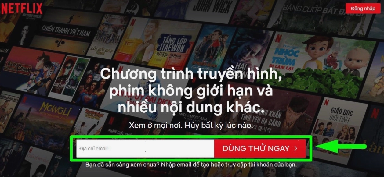 Hướng dẫn cách đăng ký Netflix để xem phim và anime