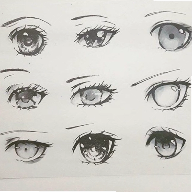 Hướng dẫn vẽ mắt anime nữ lạnh lùng