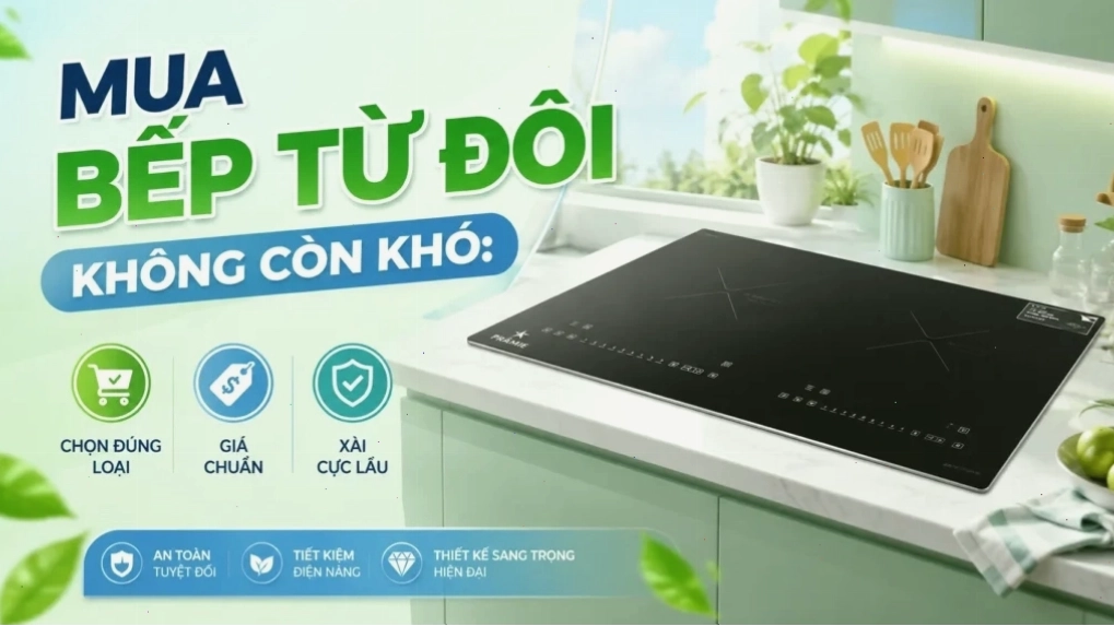 Kinh nghiệm chọn mua bếp từ đôi phù hợp