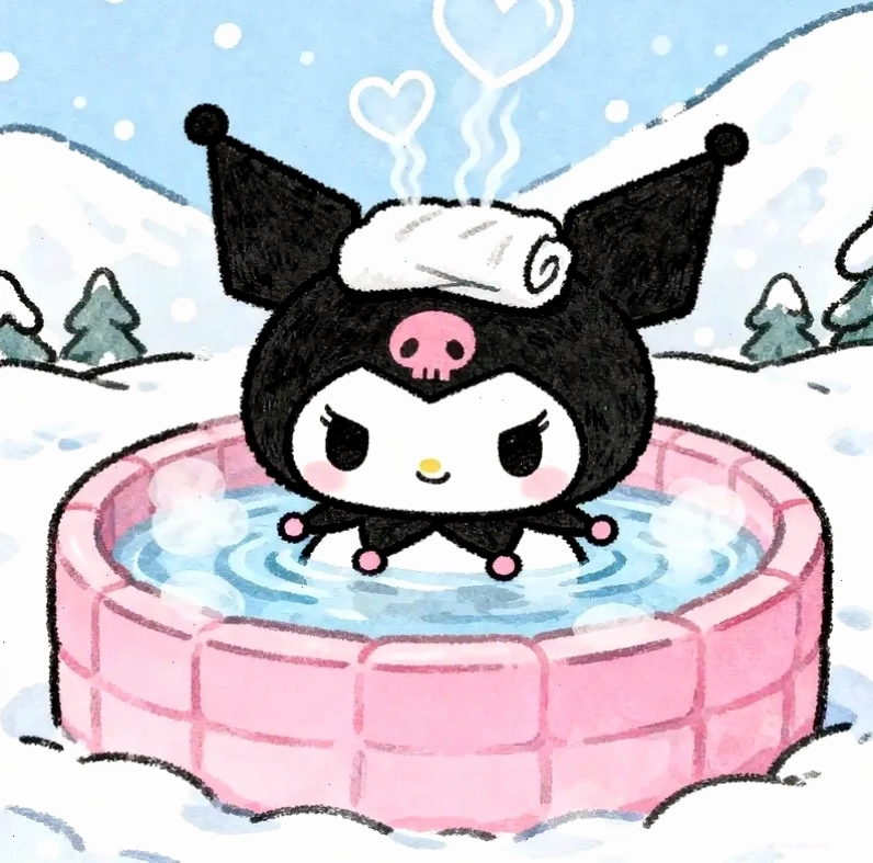 Kuromi anime girl với phong cách mạnh mẽ