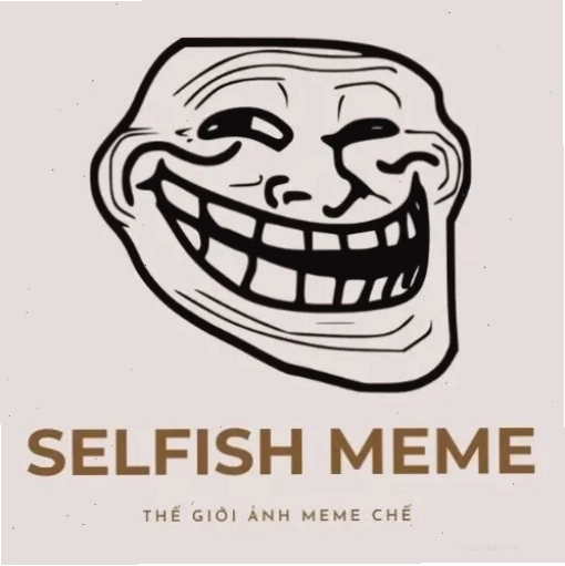 Logo trang web Selfish Meme, biểu tượng của sự hài hước trực tuyến