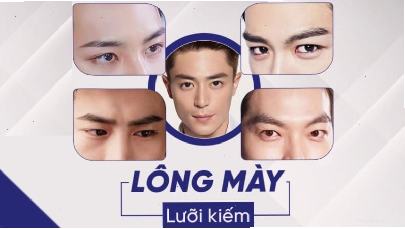 Lông mày kiếm (Kiếm mi) biểu trưng cho sự mạnh mẽ, cương trực