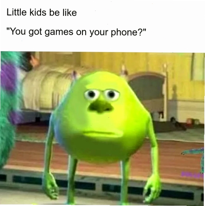 Mẫu meme Mike Wazowski với hai mắt sáng tạo