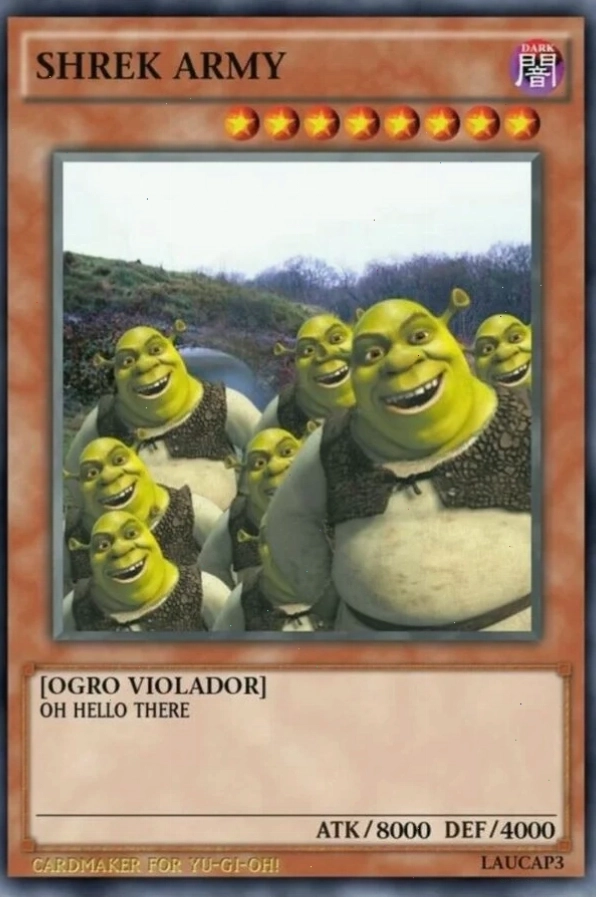 Meme bài Yugioh thể hiện các tình huống đời sống
