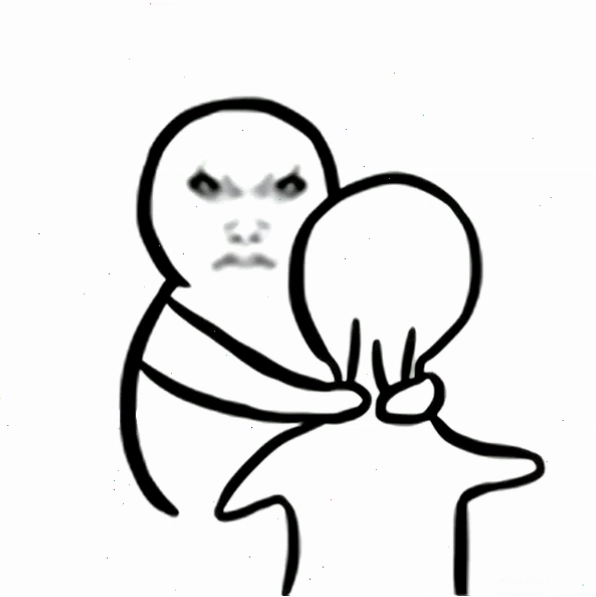 Meme bóp cổ biểu cảm hài hước