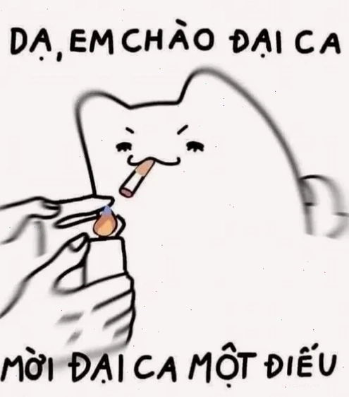 Meme dạ vâng thể hiện tâm trạng