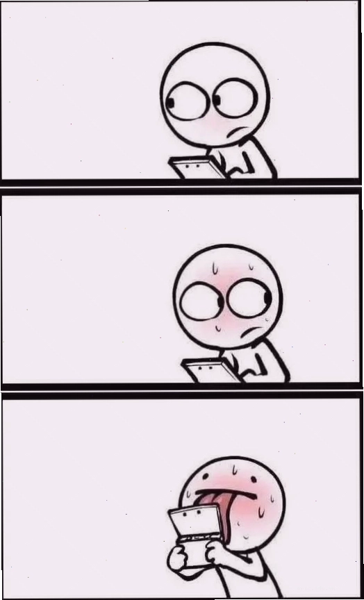Meme lè lưỡi, liếm màn hình điện thoại