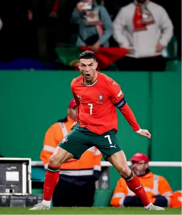 Meme Ronaldo thể hiện sự quyết tâm