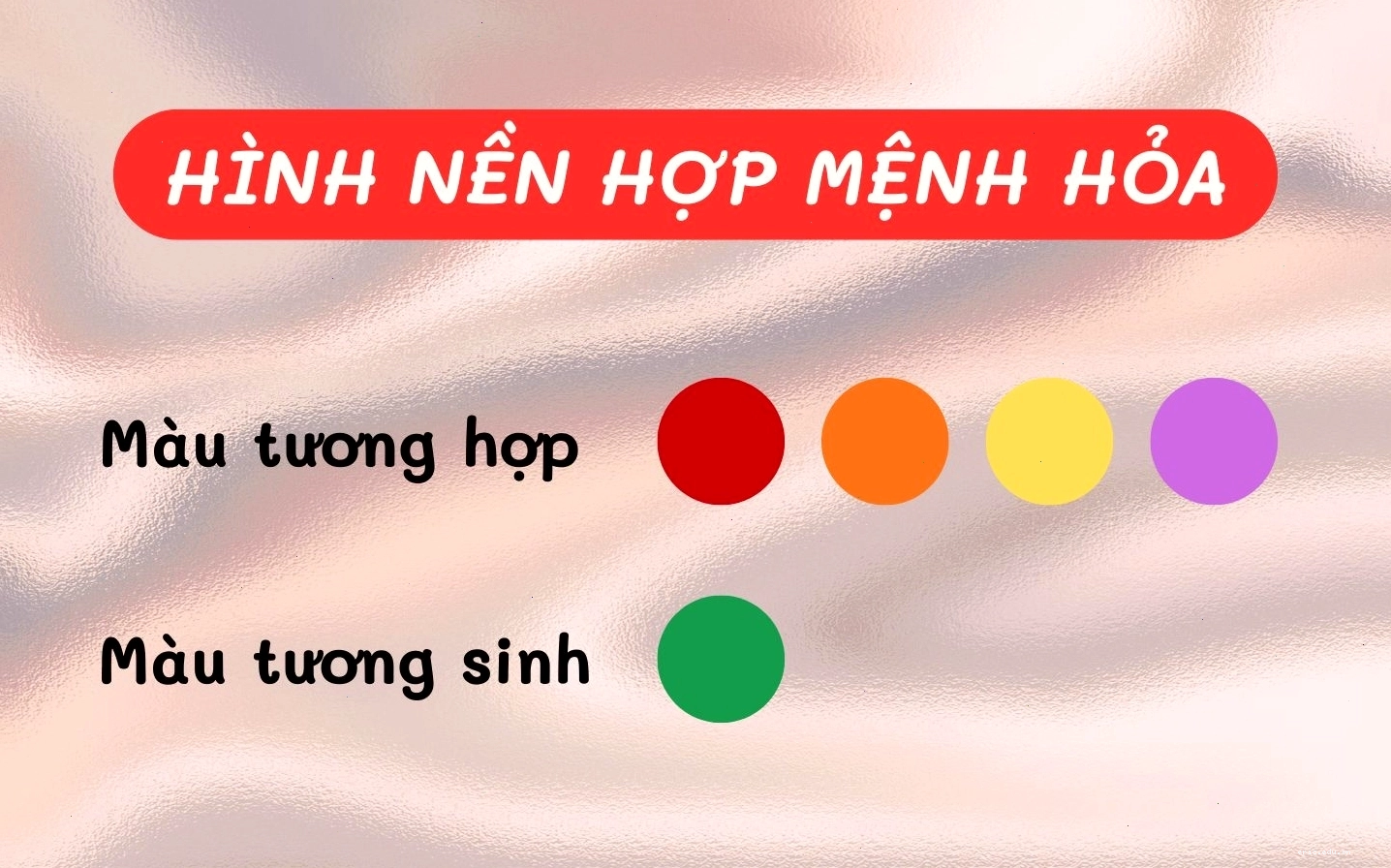 Mệnh Hỏa hợp màu gì? Hình nền với các gam màu nóng tượng trưng cho mệnh Hỏa
