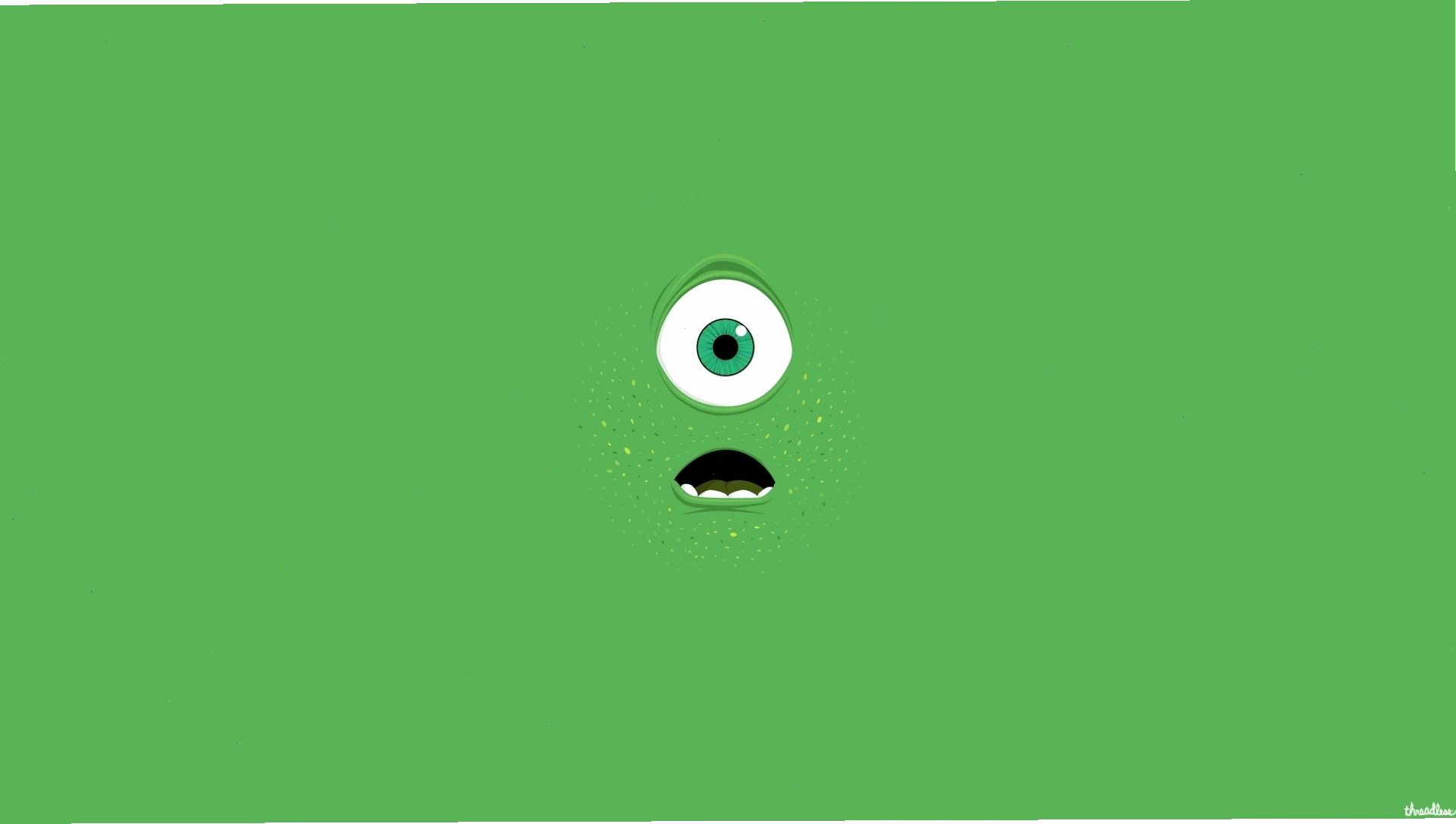 Mike Wazowski wallpaper với màu sắc rực rỡ