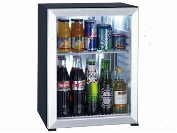Minibar Primo 20 lít cửa kính viền kim loại