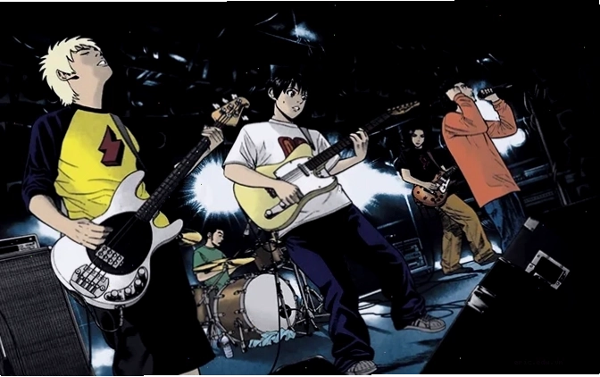 Một cảnh quay từ bộ phim anime âm nhạc Bocchi the Rock