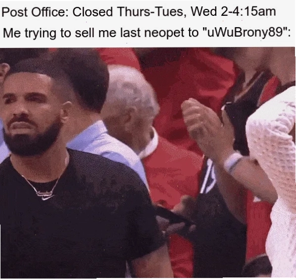 Một ví dụ về Drake meme dạng GIF