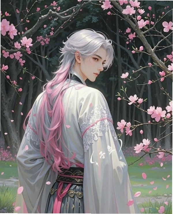 Mỹ nam cổ trang anime với nét đẹp tinh tế và quý phái