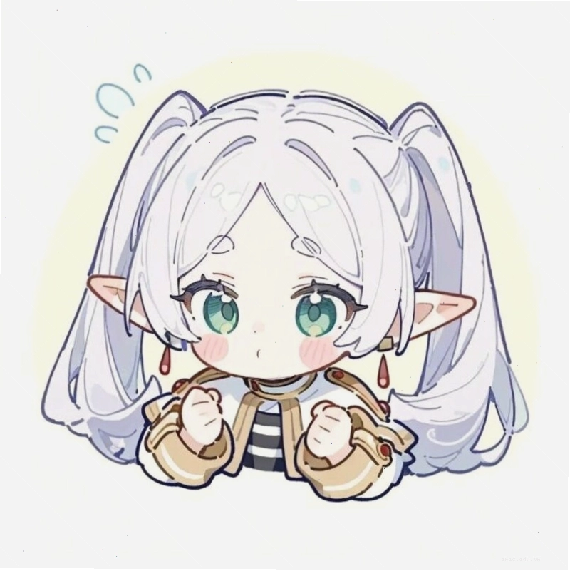 Nhân vật anime chibi đáng yêu trong trang phục học sinh
