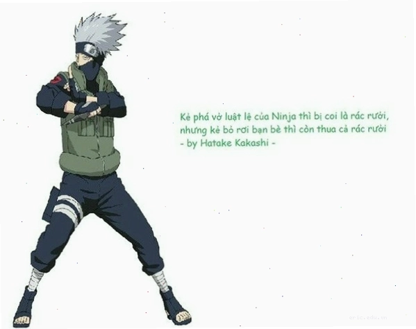 Nhân vật anime Hatake Kakashi trong bộ truyện Naruto