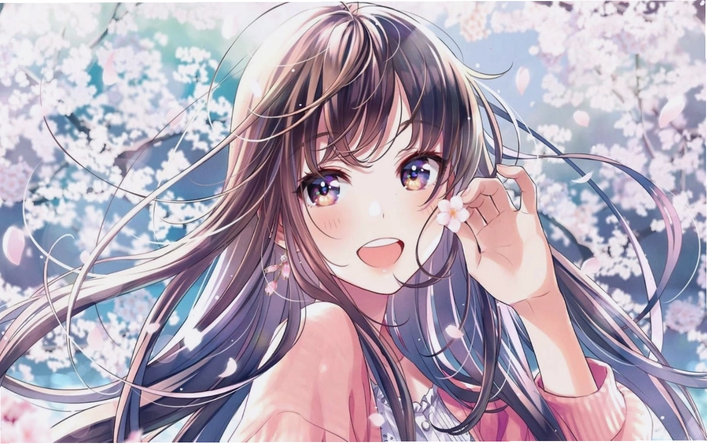Nhân vật anime nam cute với nụ cười tươi tắn