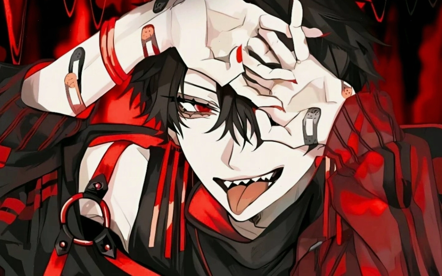 Nhân vật anime nam lạnh lùng với ánh mắt bí ẩn