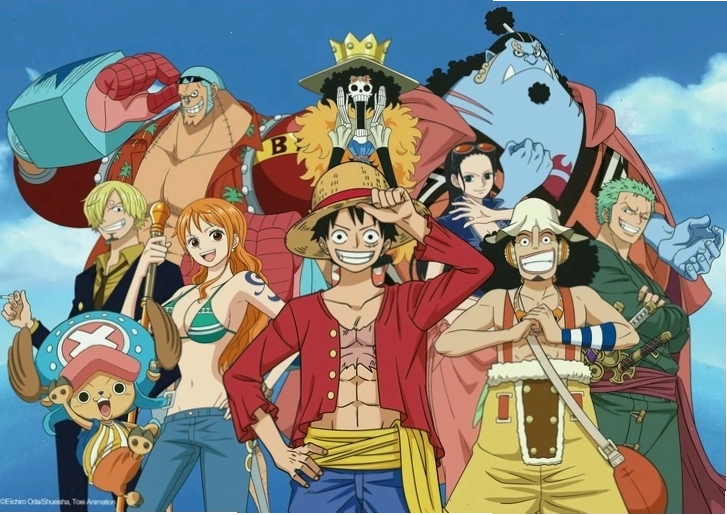 Nhân vật One Piece trong một cảnh hành động mãn nhãn