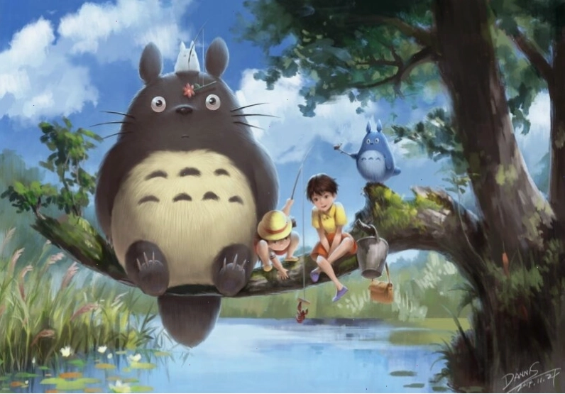 Những khoảnh khắc đáng nhớ của Totoro trên hình nền máy tính