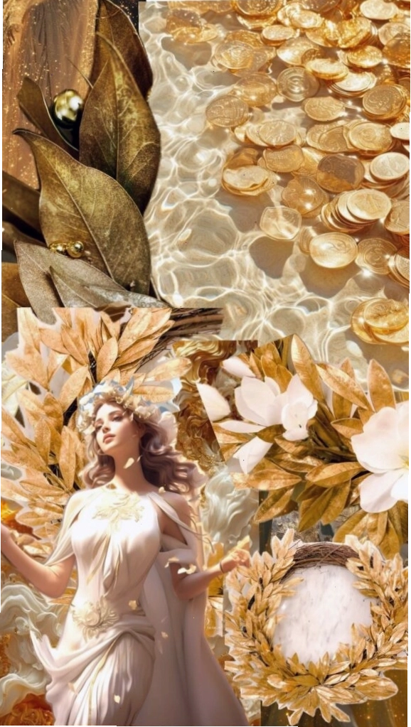 Nữ thần Aphrodite uy lực làm hình nền phong thủy mệnh Kim