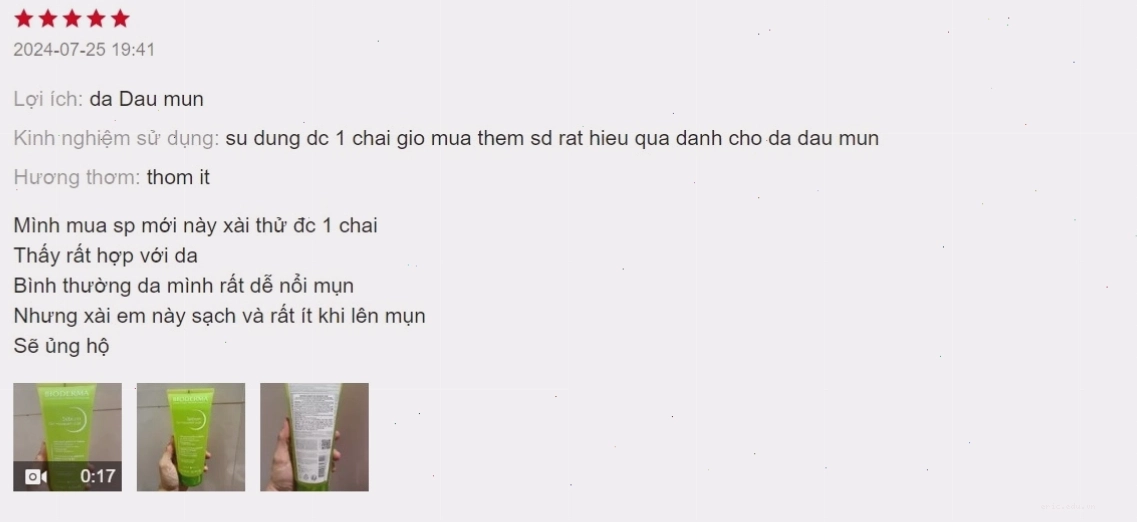 Phản hồi tích cực từ người dùng về Kẽm Gluconat.