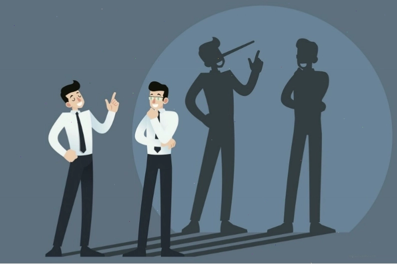 Phản ứng phòng thủ hoặc sử dụng ngôn ngữ né tránh có thể là dấu hiệu của người nói dối