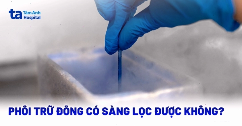 Phôi trữ đông có sàng lọc được không? Quy trình từng bước