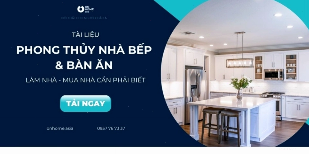 Phong thủy nhà bếp và bàn ăn
