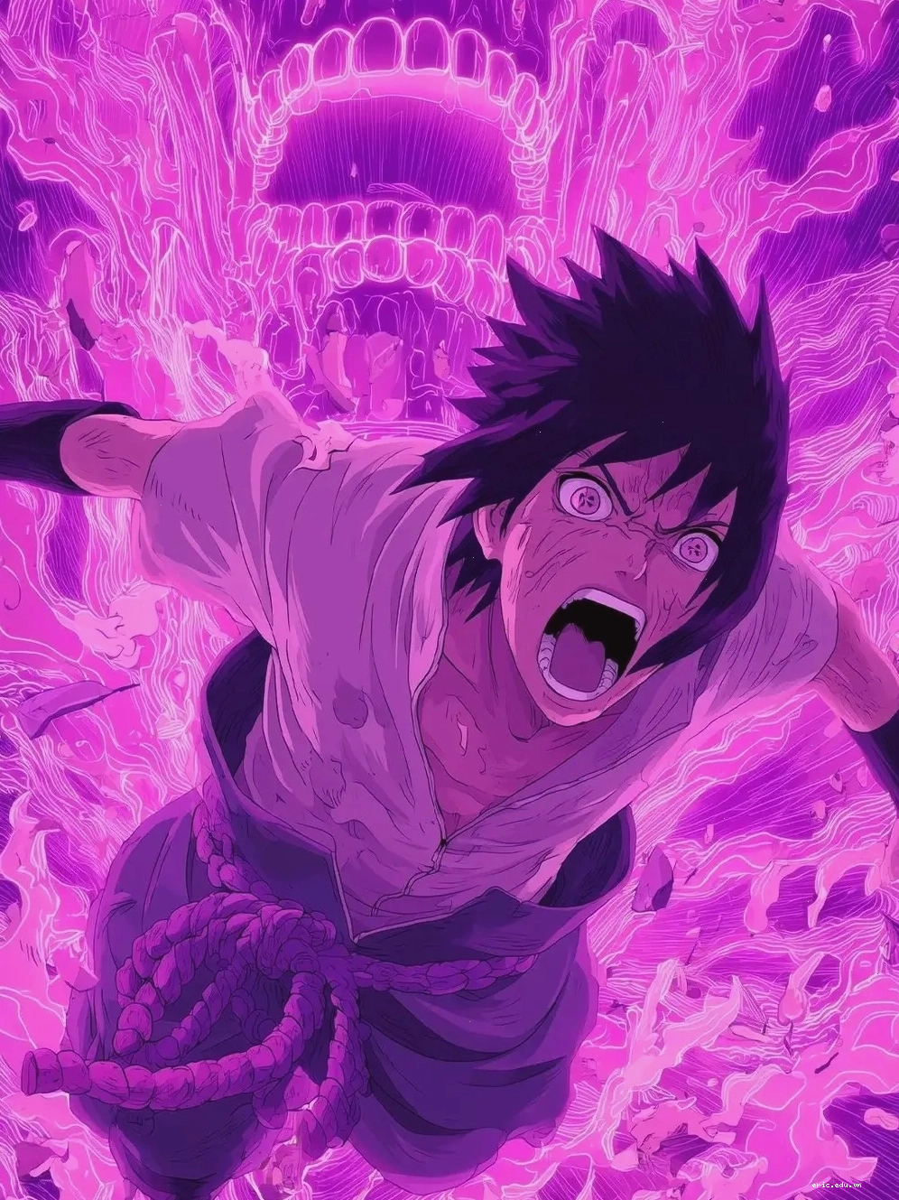 Sasuke thi triển nhẫn thuật ấn tượng