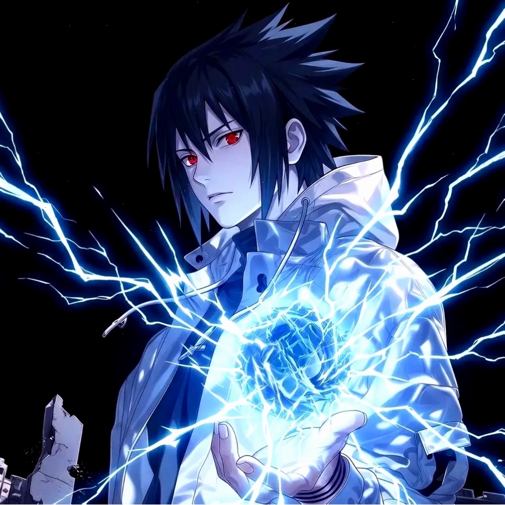Sasuke thi triển Sharingan