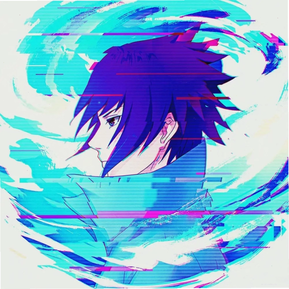 Sasuke với vẻ mặt nghiêm túc