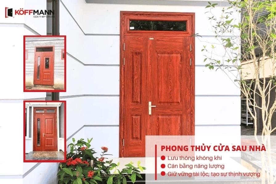 Tầm quan trọng của phong thủy cửa sau nhà