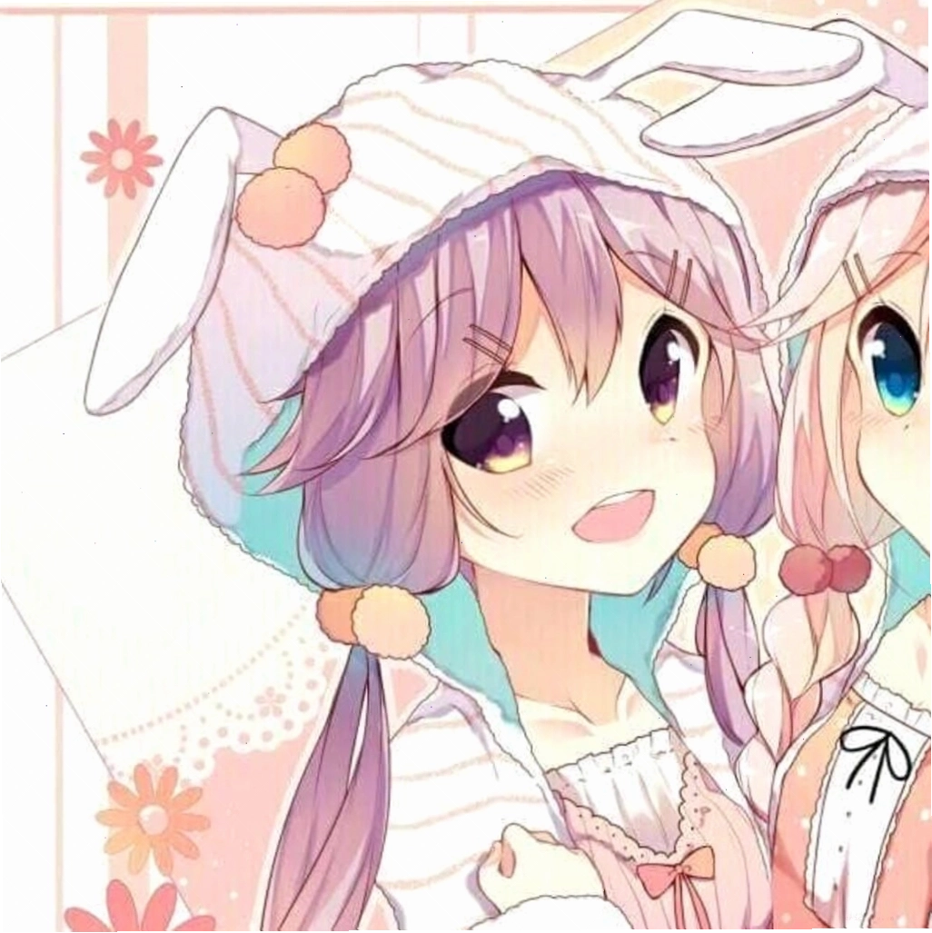 Tập hợp avatar đôi nữ vẽ anime