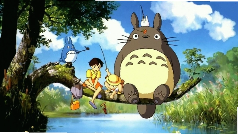 Totoro, Satsuki và Mei trong phim My Neighbor Totoro
