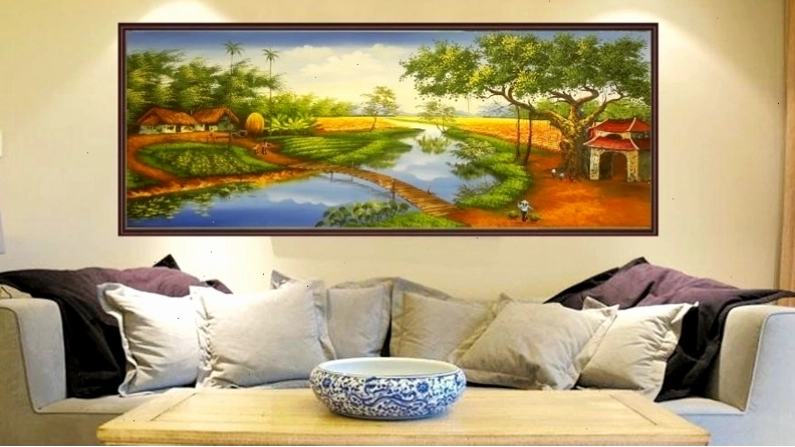 Tranh phong thủy thể hiện tầm nhìn và sở thích của gia chủ mệnh Kim