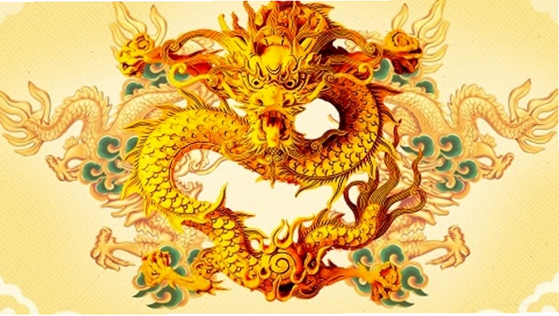 Tranh rồng biểu tượng cho quyền lực và sự thịnh vượng