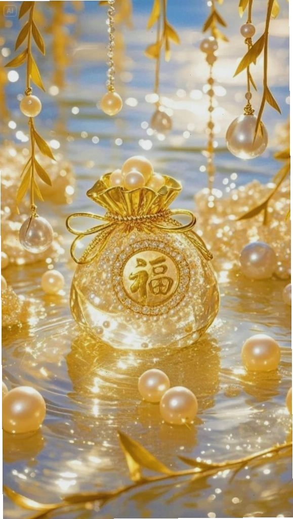 Túi vàng treo cao lộc đầy