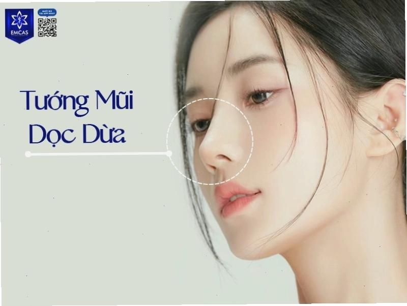 Tướng mũi dọc dừa mang lại vẻ đẹp thanh thoát