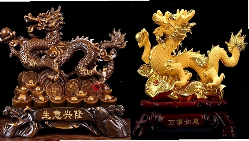 Tượng rồng phong thủy bằng đá tự nhiên, mang lại sự tinh khiết và bình an