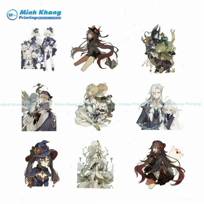 Ứng dụng sticker anime trên vali