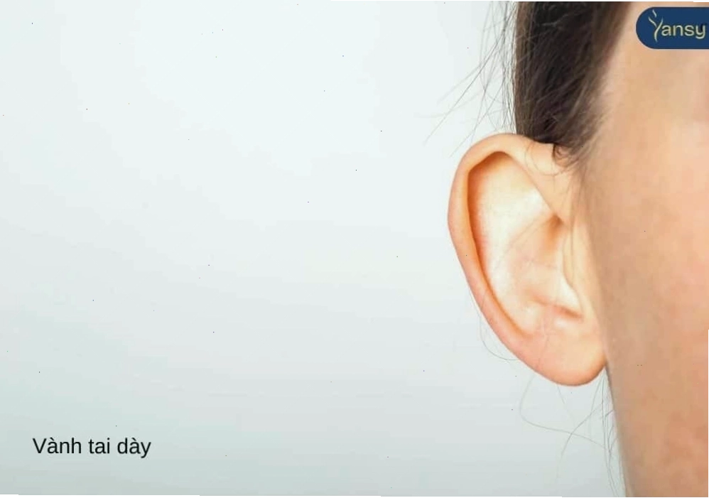 Vành tai dày thể hiện sự phú quý và an nhàn