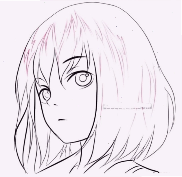 Vẽ mắt anime nữ lạnh lùng
