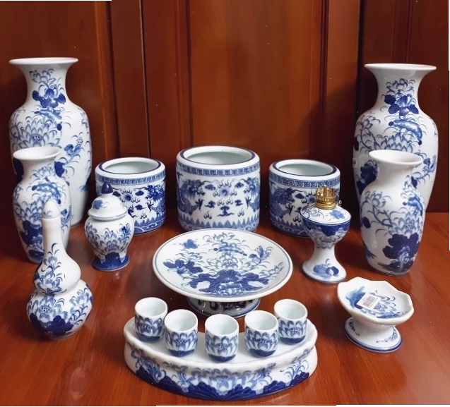 Vị trí đặt bát hương trên bàn thờ Thần Tài